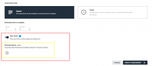 Auto-scoring Assessment